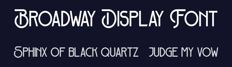 Broadway Display Font by Creatype Studio — Sans Serif Font — thumbnail 2
