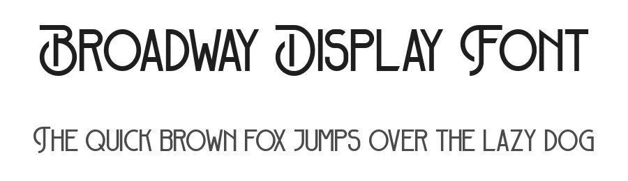 Broadway Display Font by Creatype Studio — Sans Serif Font