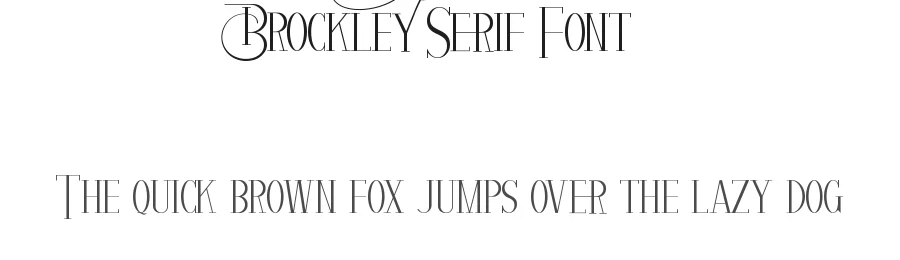 Brockley Serif Font by edricstudio — Serif Font