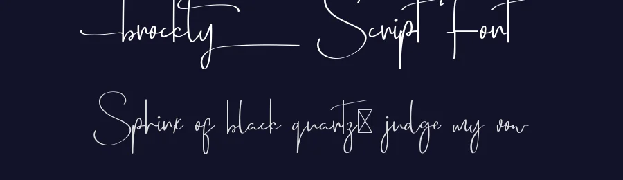 Brockly Script Font by edricstudio — Script Handwritten Font — thumbnail 2