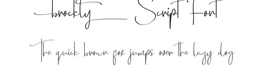 Brockly Script Font by edricstudio — Script Handwritten Font