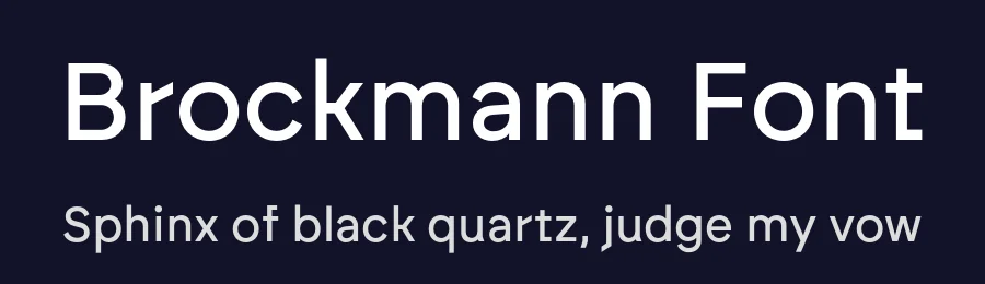 Brockmann Font by atipo — Sans Serif Font — thumbnail 2