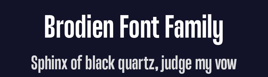 Brodien Font Family by YUKITA CREATIVE — Sans Serif Font — thumbnail 2