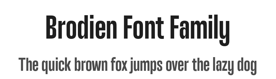 Brodien Font Family by YUKITA CREATIVE — Sans Serif Font