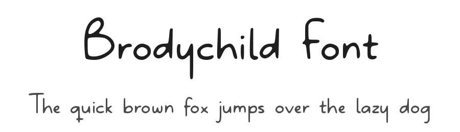 Brodychild Font by Allouse.Studio — Display Font