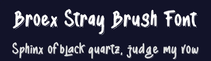 Broex Stray Brush Font by Dhabee — Script Handwritten Font — thumbnail 2
