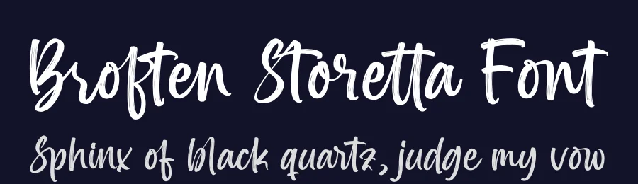 Broften Storetta Font by letterenastudios — Script Handwritten Font — thumbnail 2