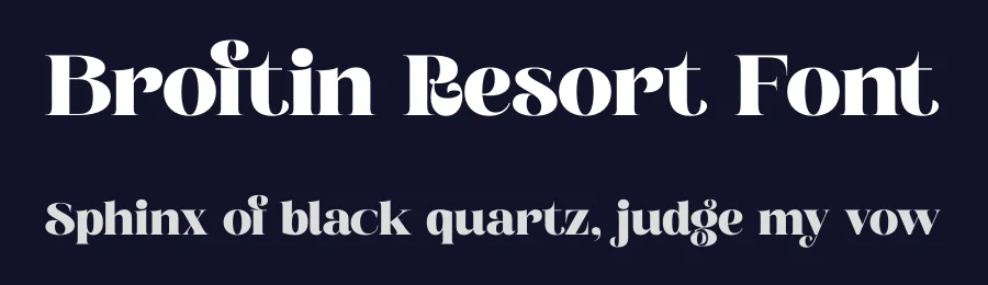 Broftin Resort Font by timelesstype.co — Serif Font — thumbnail 2