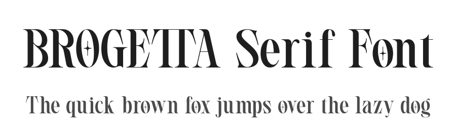 BROGETTA Serif Font by [email protected] — Serif Font