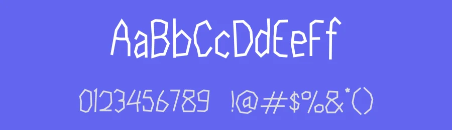 Broken Thin Line Font by imamfathoni0 — Display Font — thumbnail 3