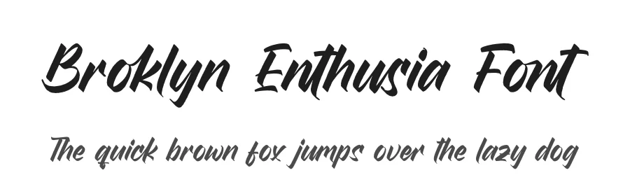 Broklyn Enthusia Font by letterenastudios — Script Handwritten Font