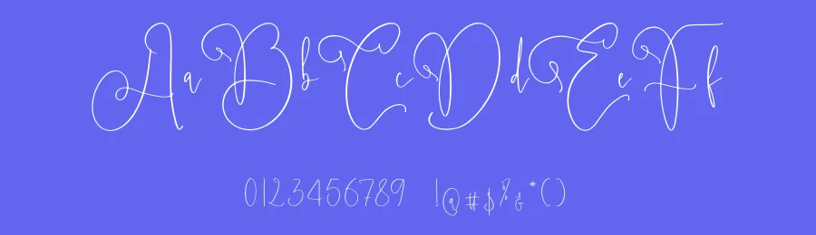 Broklyn Sparkly Font by glorytype — Script Handwritten Font — thumbnail 3