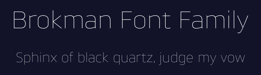 Brokman Font Family by The Northern Block — Sans Serif Font — thumbnail 2