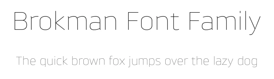 Brokman Font Family by The Northern Block — Sans Serif Font