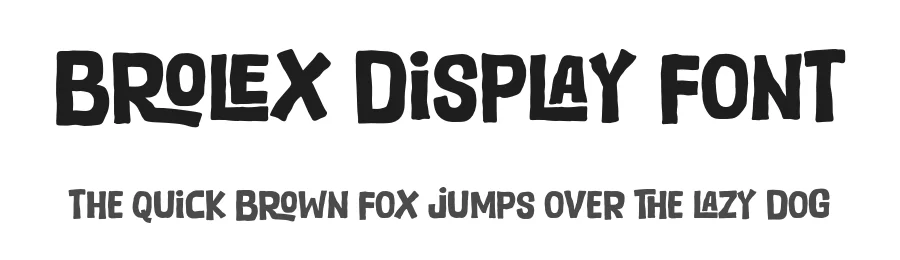 Brolex Display Font by si.jalembe — Display Font