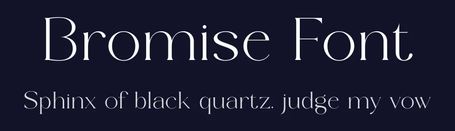 Bromise Font by SURATMI — Serif Font — thumbnail 2