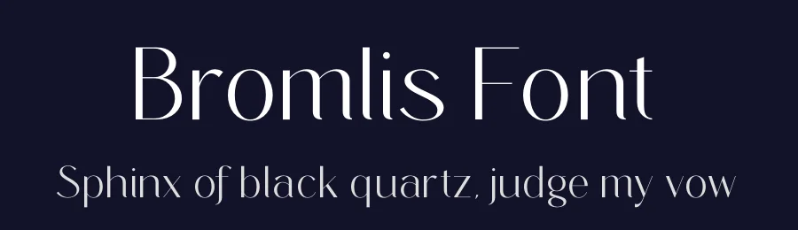 Bromlis Font by AmorfaType — Sans Serif Font — thumbnail 2