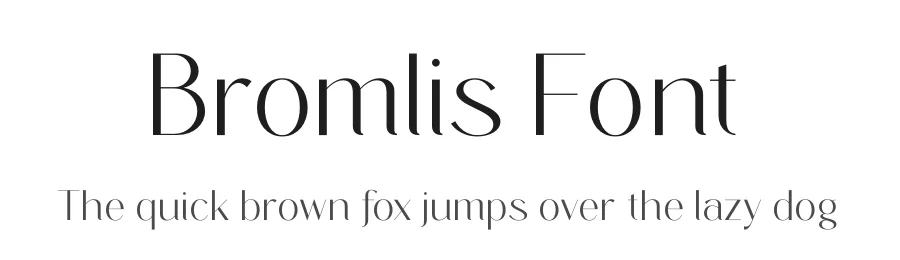 Bromlis Font by AmorfaType — Sans Serif Font