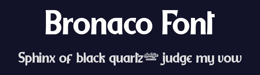 Bronaco Font by nihstudio — Display Font — thumbnail 2