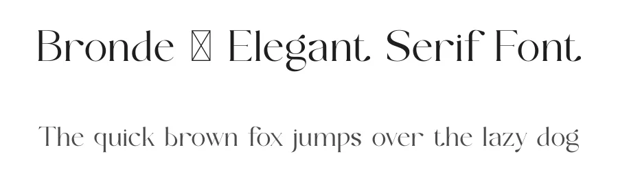 Bronde – Elegant Serif Font by SURATMI — Serif Font