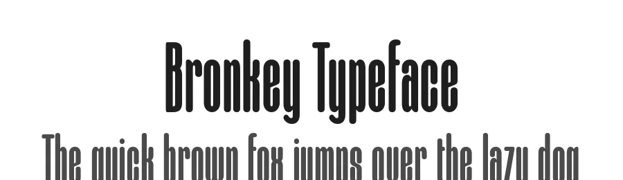 Bronkey Typeface by alit design — Sans Serif Font