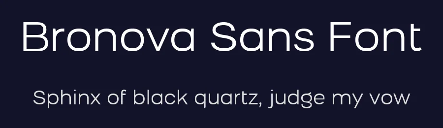 Bronova Sans Font by DesignBro.com Ltd — Sans Serif Font — thumbnail 2