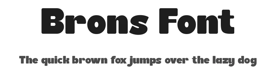 Brons Font by Flawless And Co — Display Font