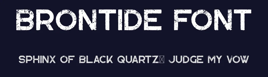 Brontide Font by vp_creative_shop — Display Font — thumbnail 2