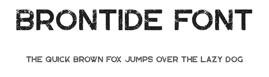 Brontide Font by vp_creative_shop — Display Font