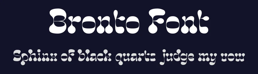 Bronto Font by Dantype — Decorative Font — thumbnail 2
