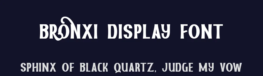 Bronxi Display Font by FallenGraphic Studio — Display Font — thumbnail 2