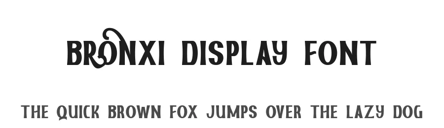 Bronxi Display Font by FallenGraphic Studio — Display Font