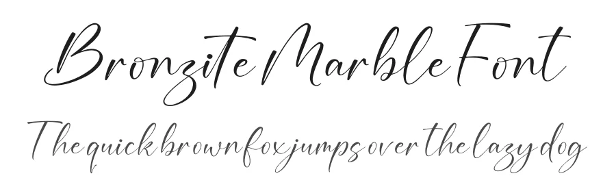 Bronzite Marble Font by letterenastudios — Script Handwritten Font