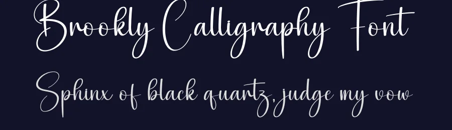 Brookly Calligraphy Font by creativeletter — Script Handwritten Font — thumbnail 2