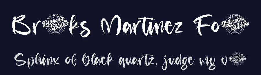 Brooks Martinez Font by letterenastudios — Script Handwritten Font — thumbnail 2