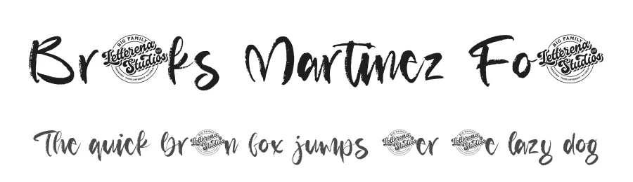 Brooks Martinez Font by letterenastudios — Script Handwritten Font