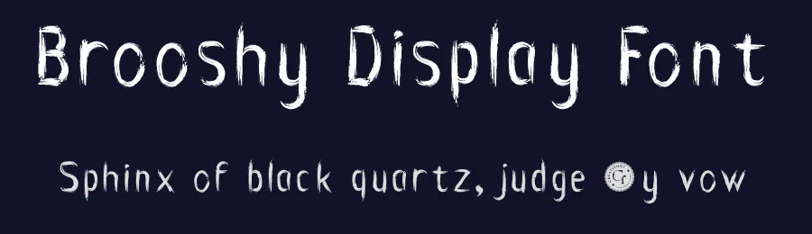Brooshy Display Font by Creatifontstudios — Script Handwritten Font — thumbnail 2
