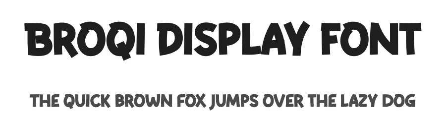 Broqi Display Font by twinletter — Sans Serif Font