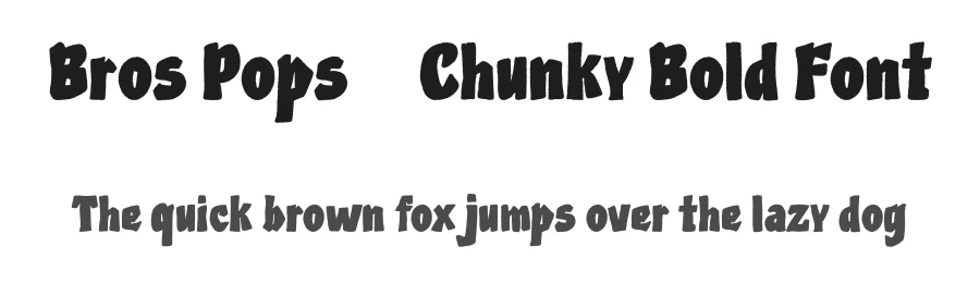 Bros Pops – Chunky Bold Font by Blankids Studio — Display Font