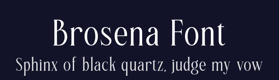 Brosena Font by alit design — Serif Font — thumbnail 2
