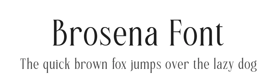 Brosena Font by alit design — Serif Font
