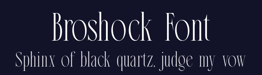 Broshock Font by alit design — Serif Font — thumbnail 2