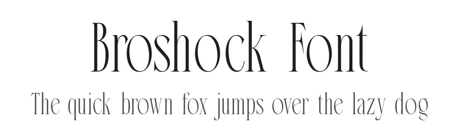 Broshock Font by alit design — Serif Font