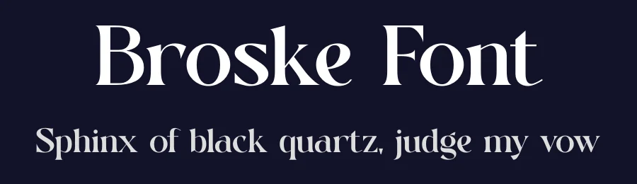 Broske Font by SURATMI — Serif Font — thumbnail 2