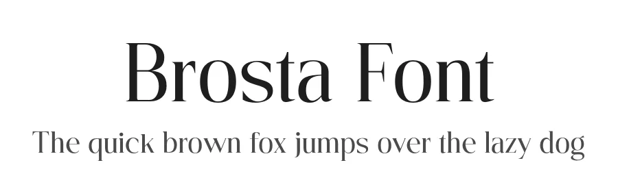 Brosta Font by YUKITA CREATIVE — Serif Font