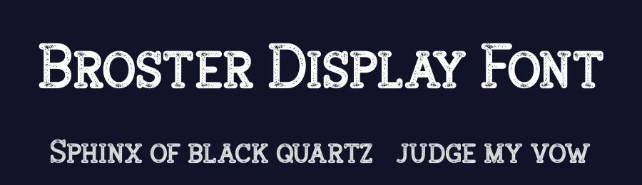 Broster Display Font by Creatype Studio — Display Font — thumbnail 2
