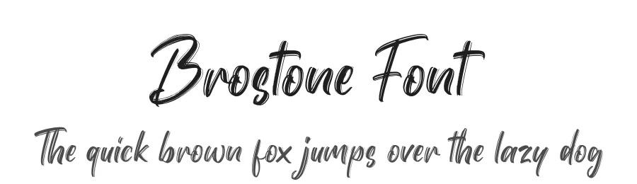 Brostone Font by Rockboy Studio — Script Handwritten Font
