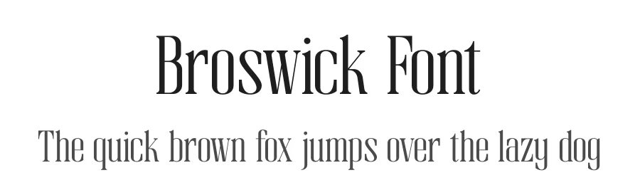 Broswick Font by timelesstype.co — Display Font