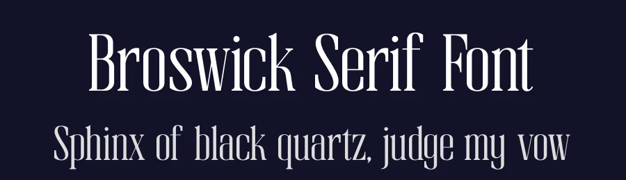 Broswick Serif Font by timelesstype.co — Display Font — thumbnail 2