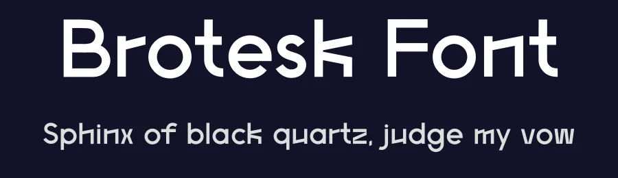Brotesk Font by Ilya Designgsta — Display Font — thumbnail 2